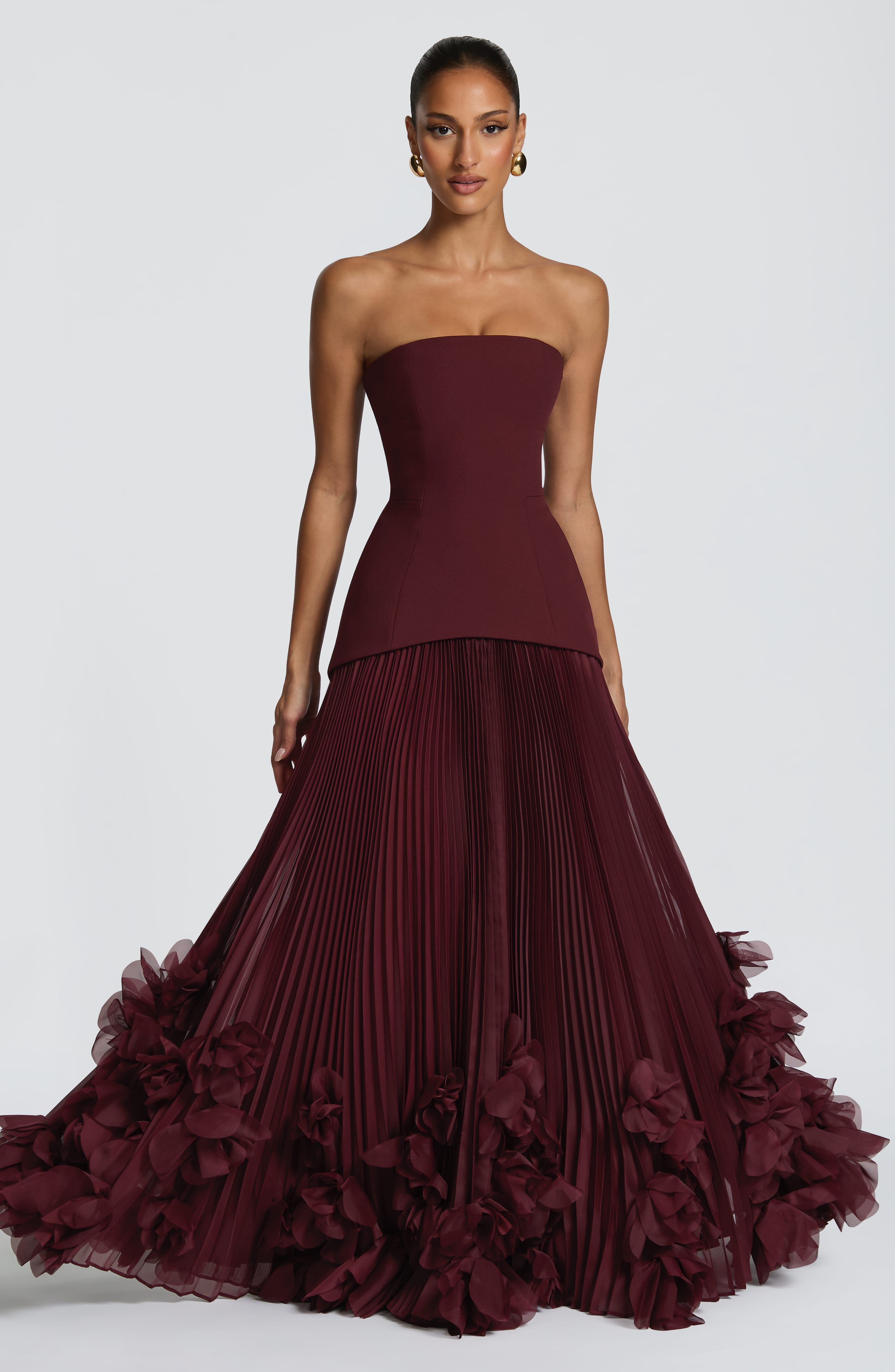 Georgia Gown - Cherry Lacquer