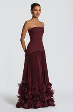 Georgia Gown - Cherry Lacquer