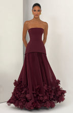 Georgia Gown - Cherry Lacquer