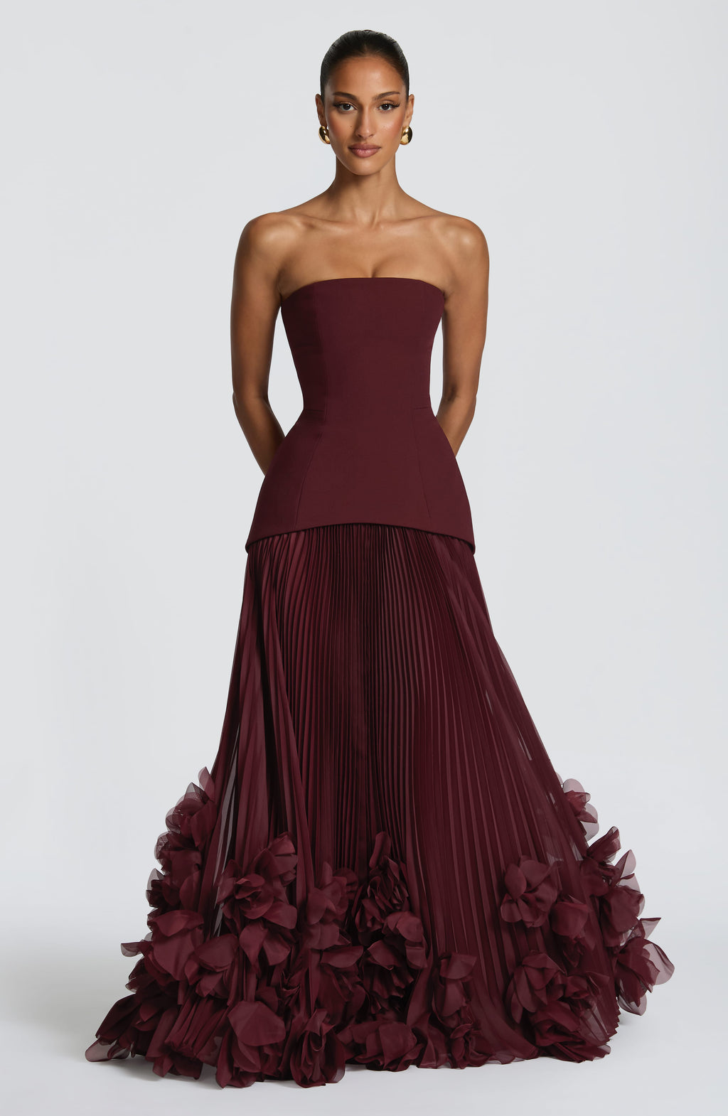Georgia Gown - Cherry Lacquer