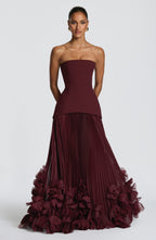 Georgia Gown - Cherry Lacquer