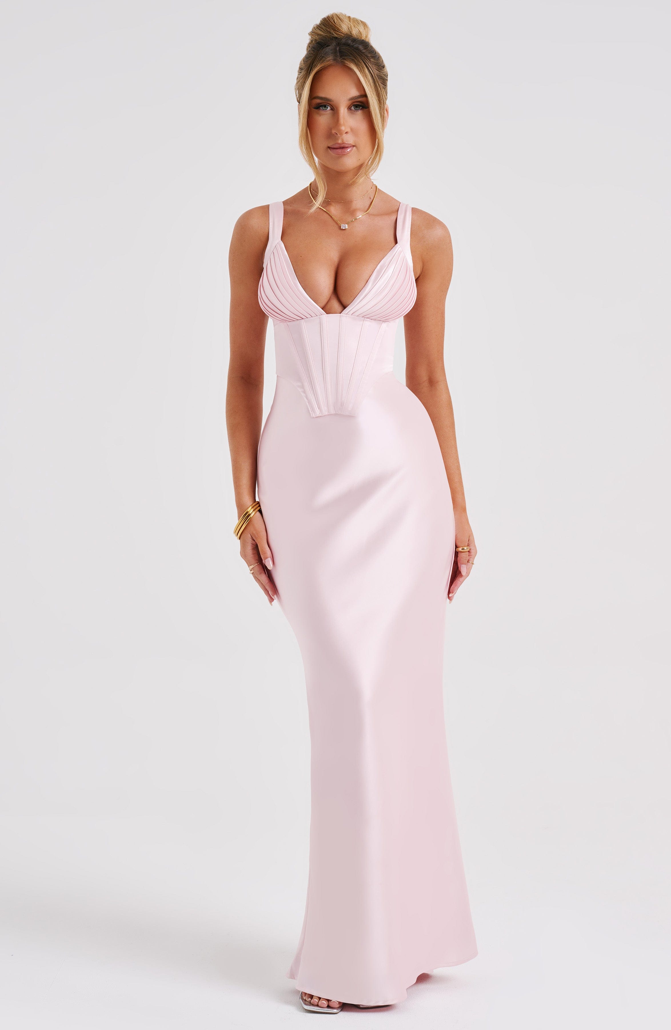 Lisa Maxi Dress - Blush