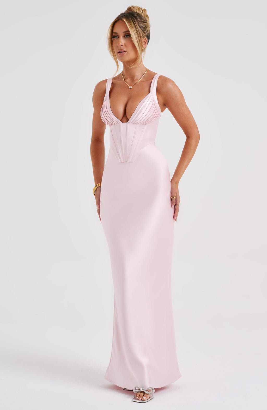 Lisa Maxi Dress - Blush