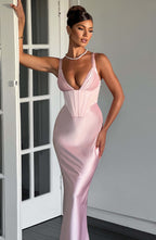 Lisa Maxi Dress - Blush