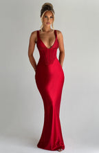 Lexi Maxi Dress - Red