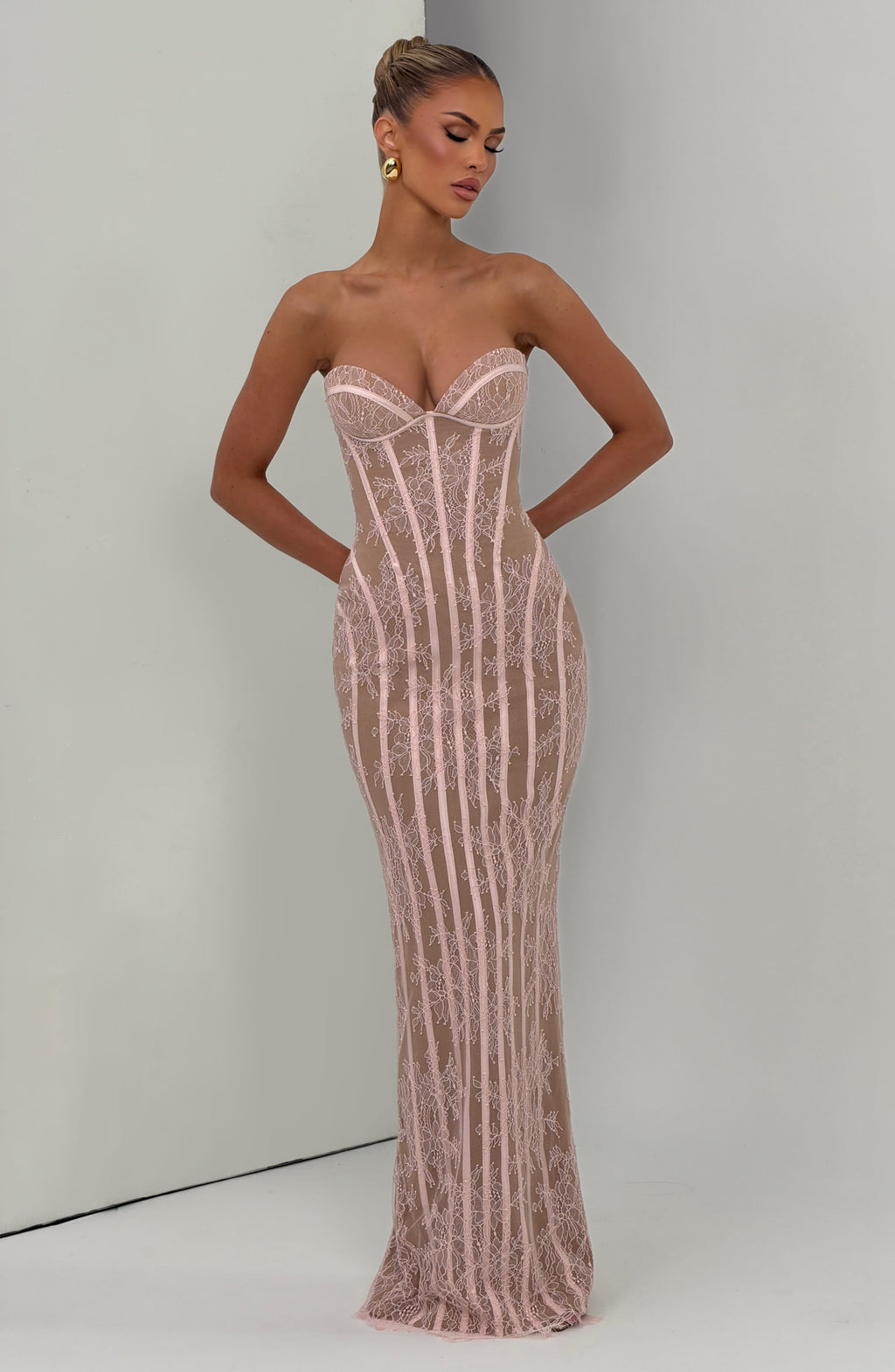 Ivy Maxi Dress - Blush