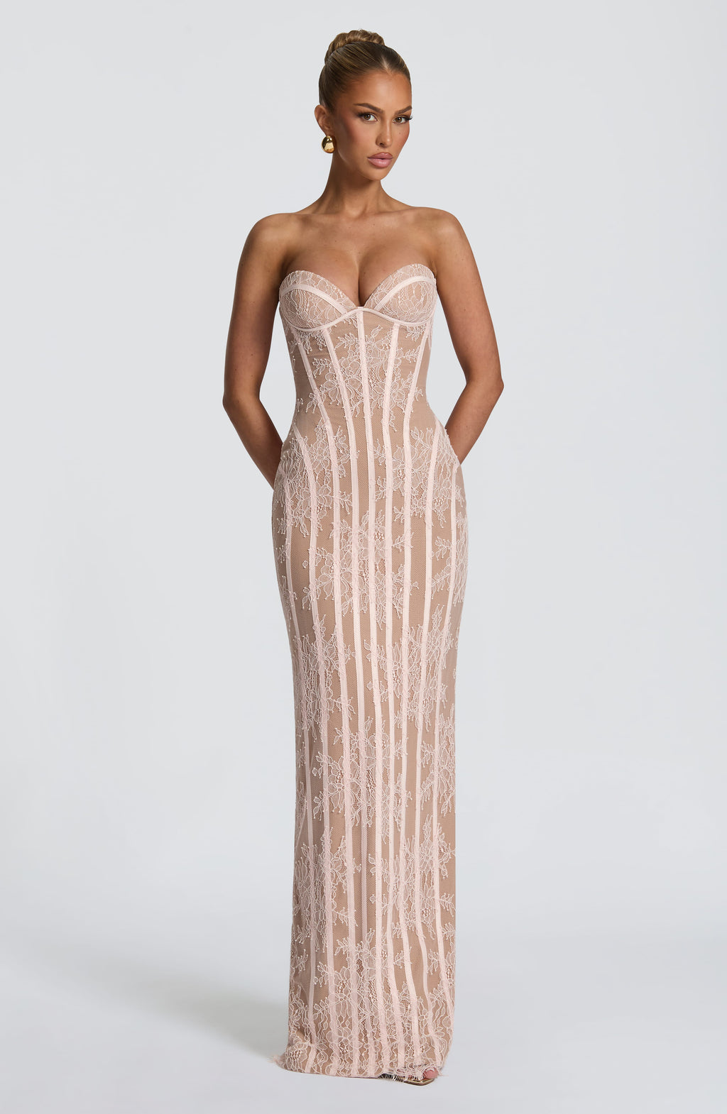 Ivy Maxi Dress - Blush