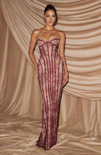 Ivy Maxi Dress - Burgundy