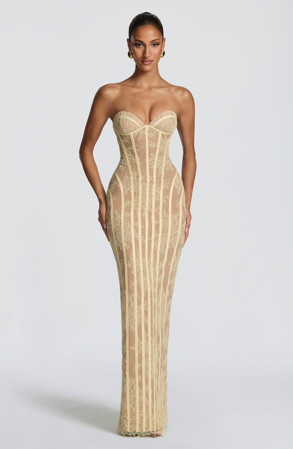Ivy Maxi Dress - Lemon
