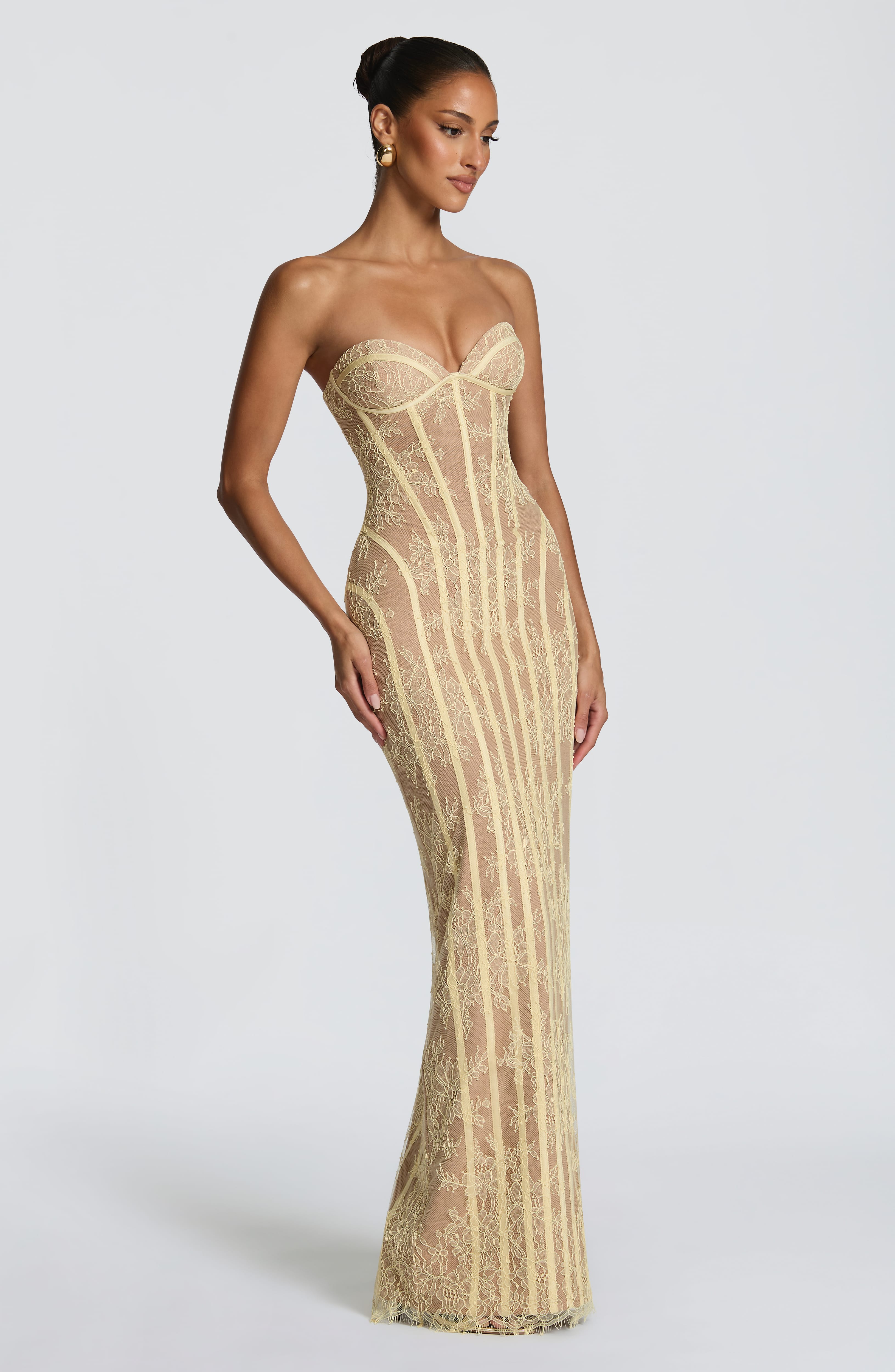 Ivy Maxi Dress - Lemon