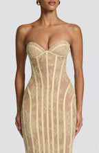 Ivy Maxi Dress - Lemon