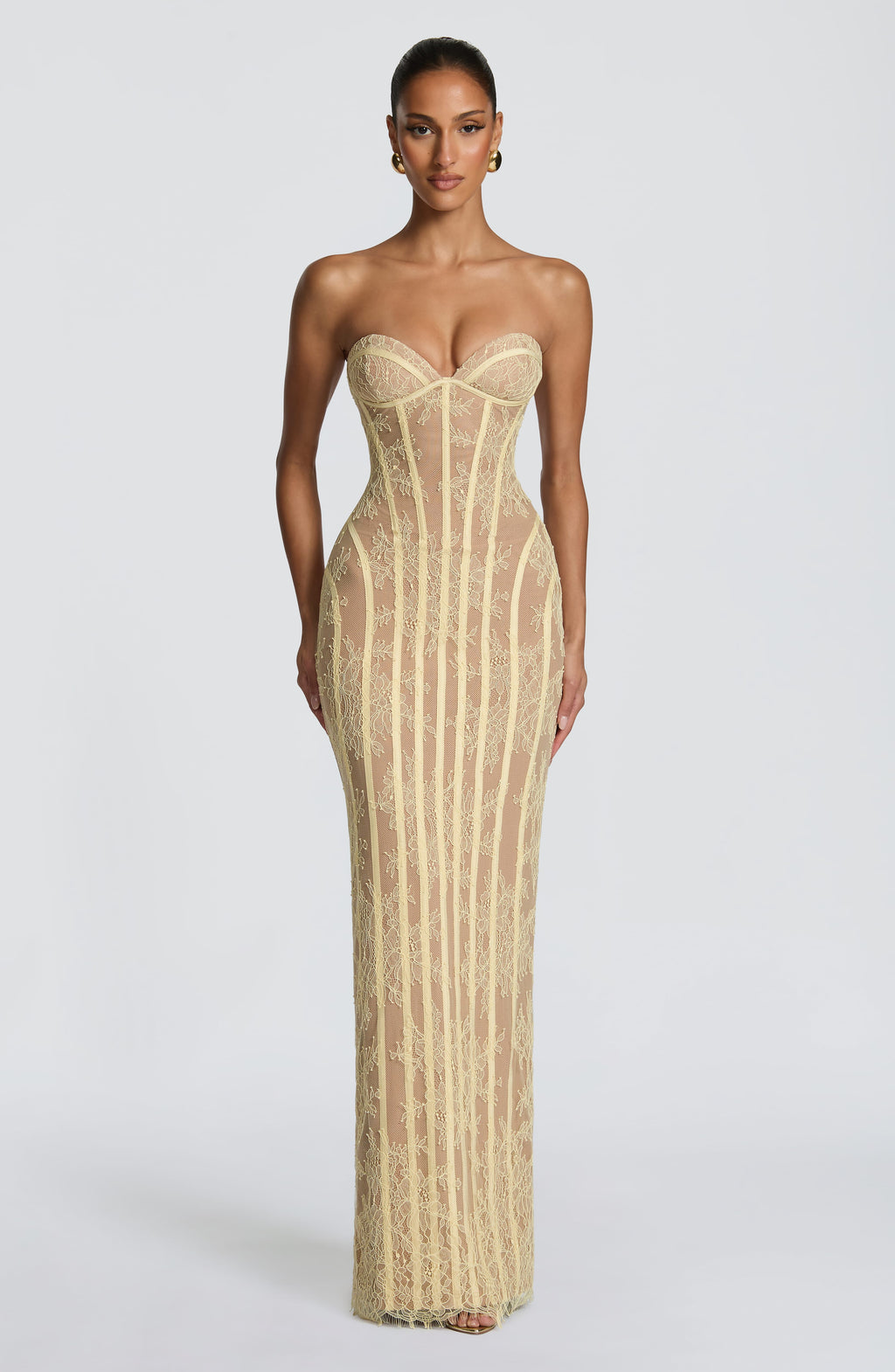 Ivy Maxi Dress - Lemon