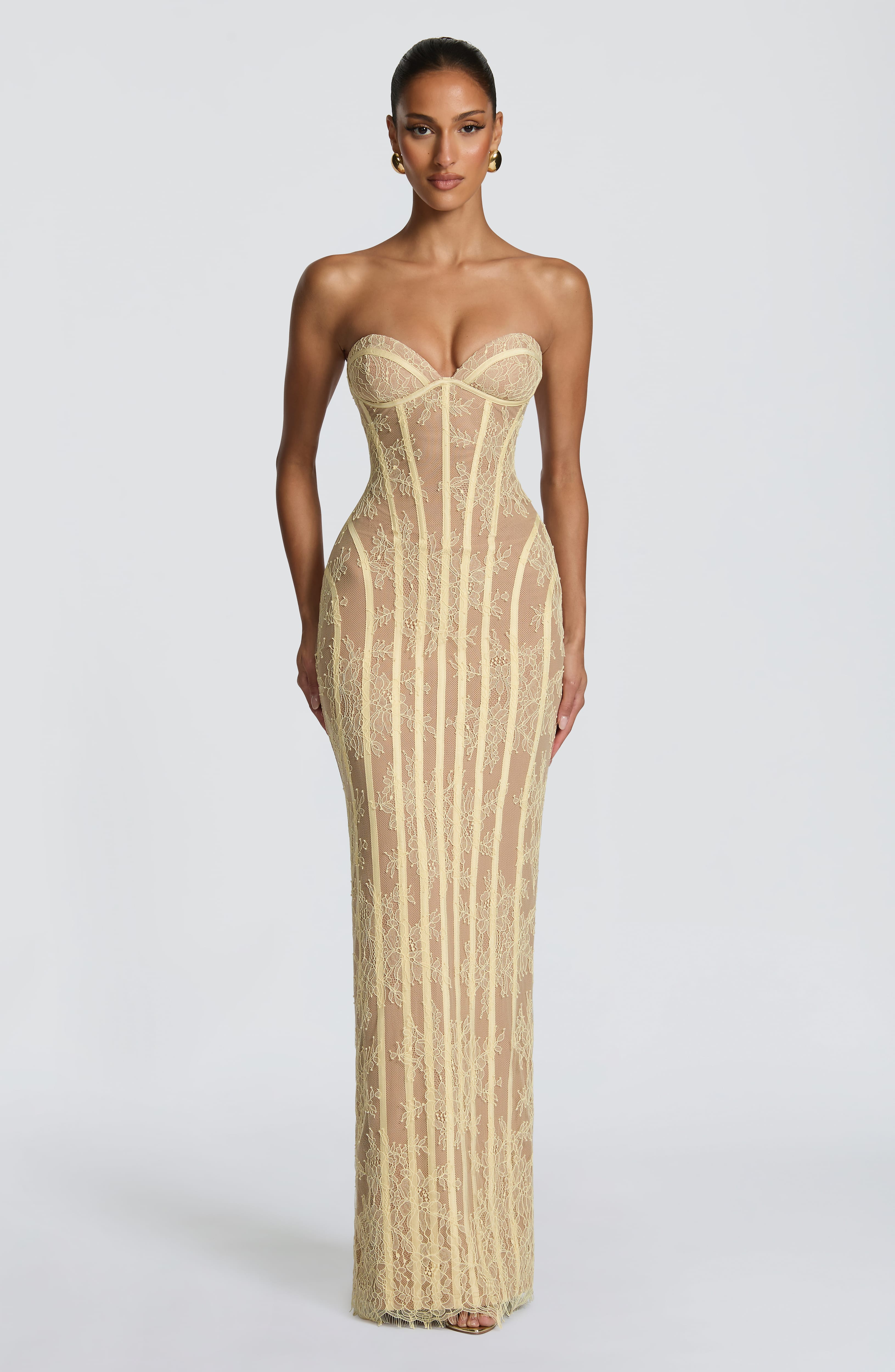 Ivy Maxi Dress - Lemon