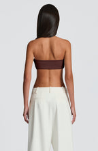 Charlotte Top - Plum Brown