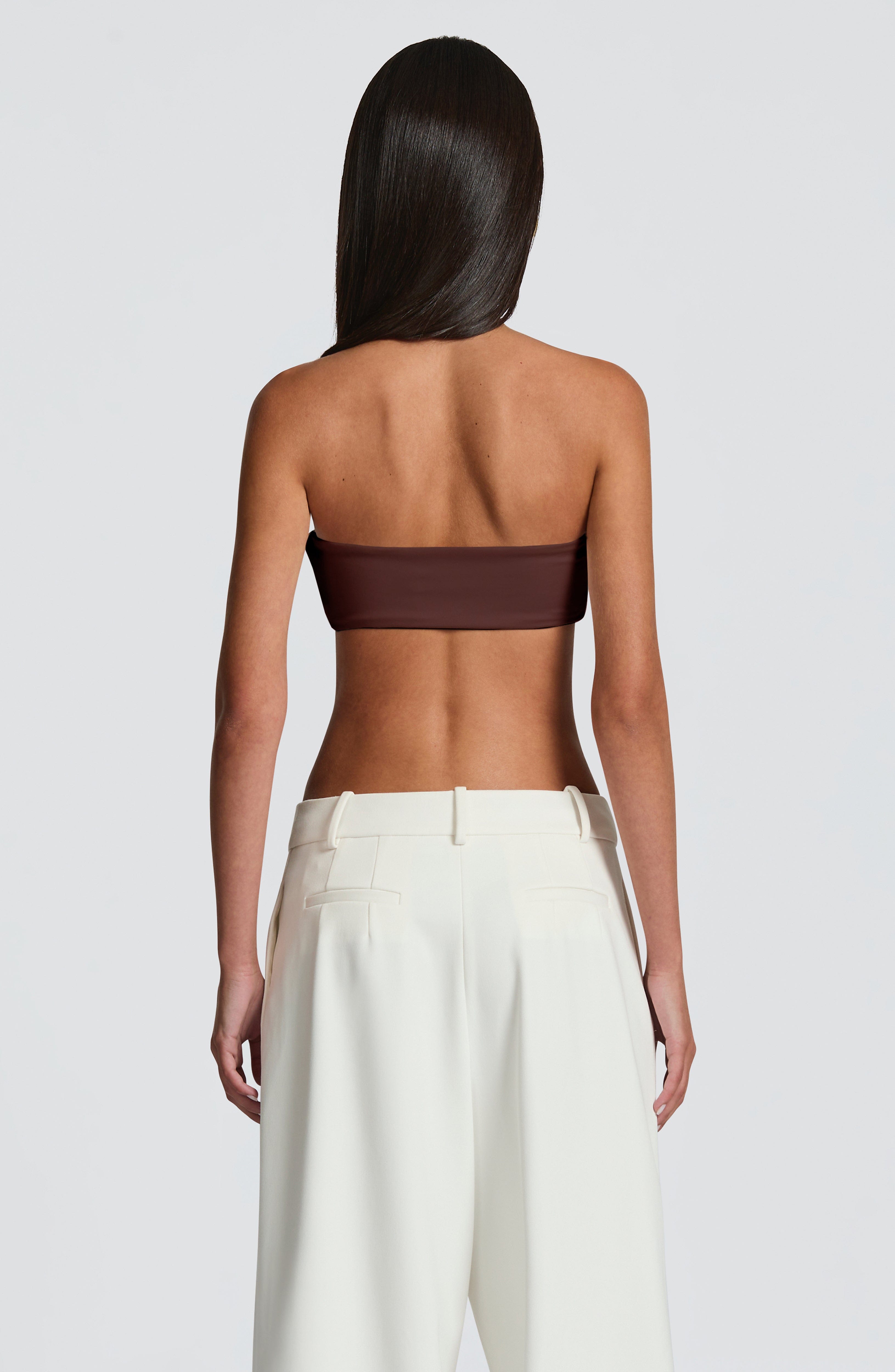 Charlotte Top - Plum Brown