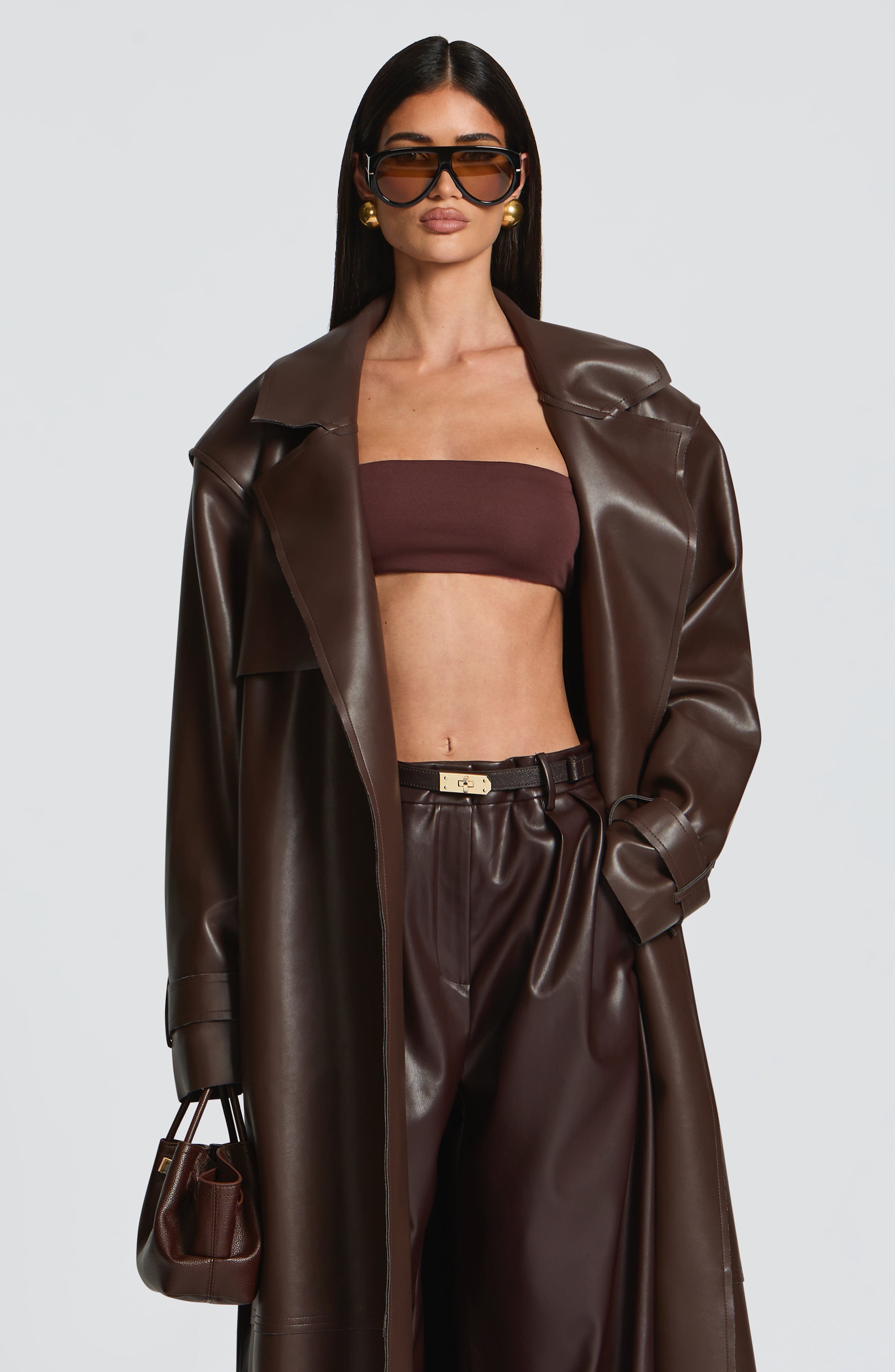 Charlotte Top - Plum Brown