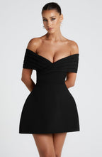 Isla Mini Dress - Black