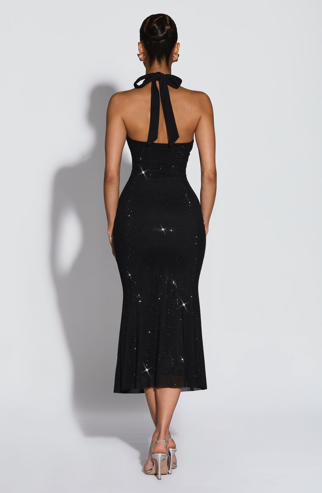 Freya Midi Dress - Black
