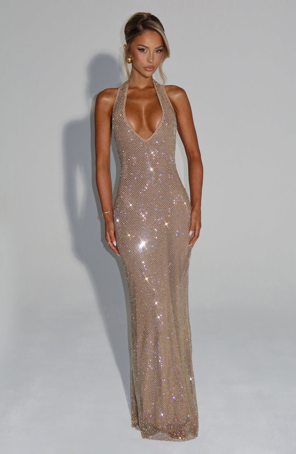 Veronica Maxi Dress - Gold