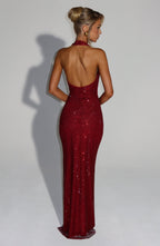 Veronica Maxi Dress - Wine