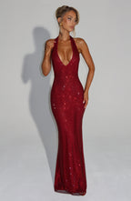 Veronica Maxi Dress - Wine