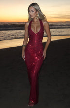 Veronica Maxi Dress - Wine