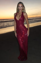 Veronica Maxi Dress - Wine