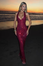 Veronica Maxi Dress - Wine