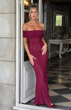 Melissa Maxi Dress - Burgundy