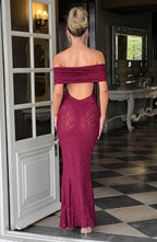 Melissa Maxi Dress - Burgundy