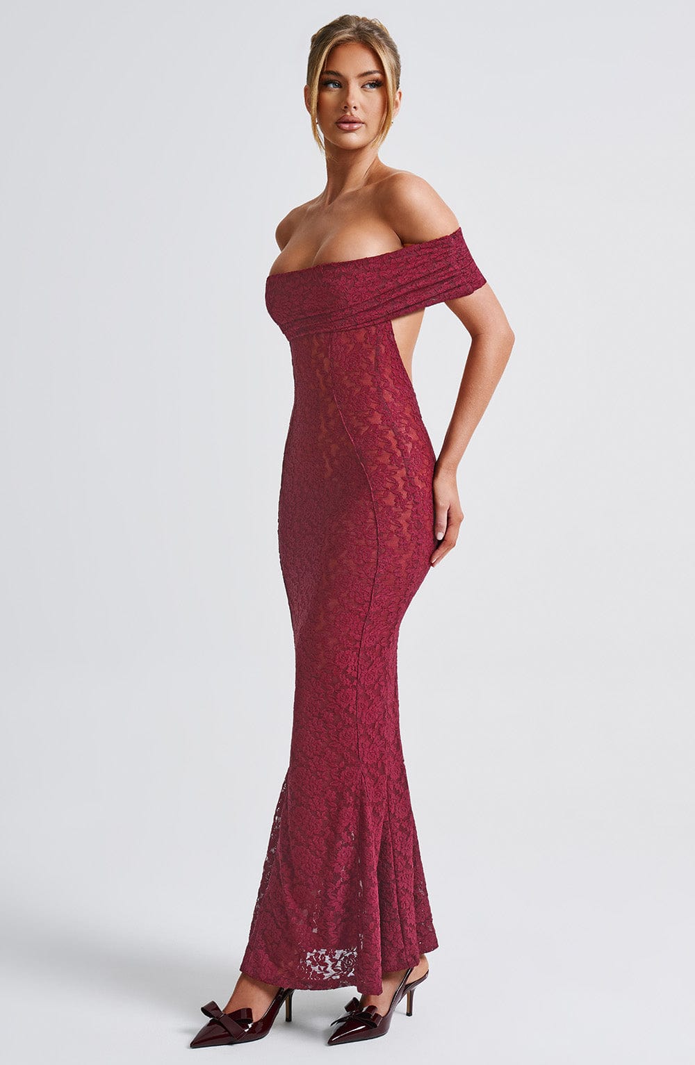 Melissa Maxi Dress - Burgundy