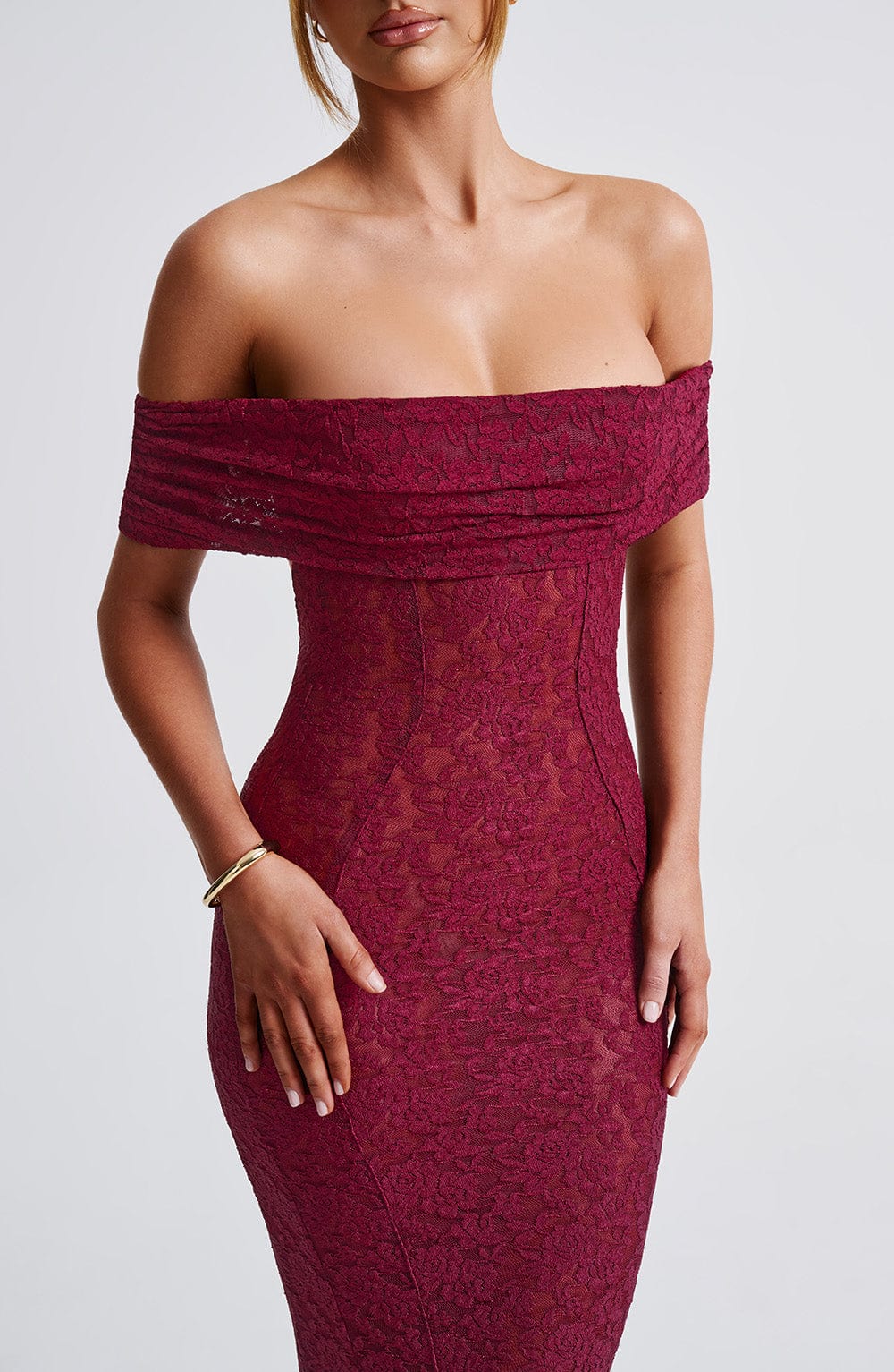 Melissa Maxi Dress - Burgundy