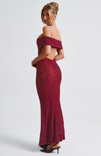 Melissa Maxi Dress - Burgundy