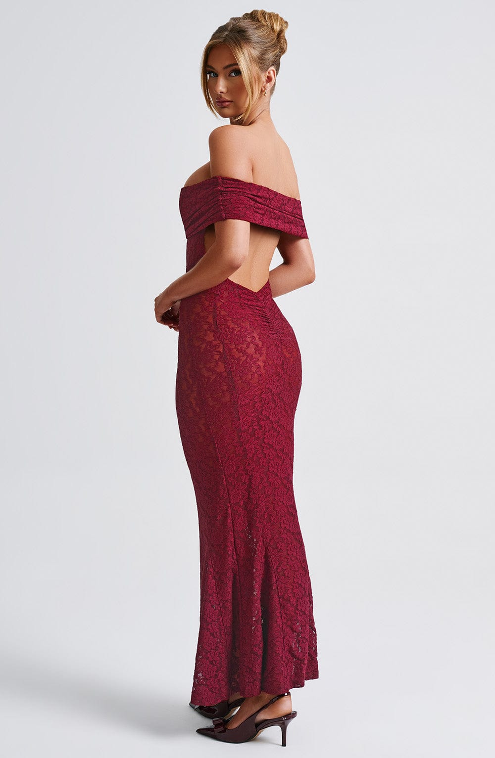 Melissa Maxi Dress - Burgundy