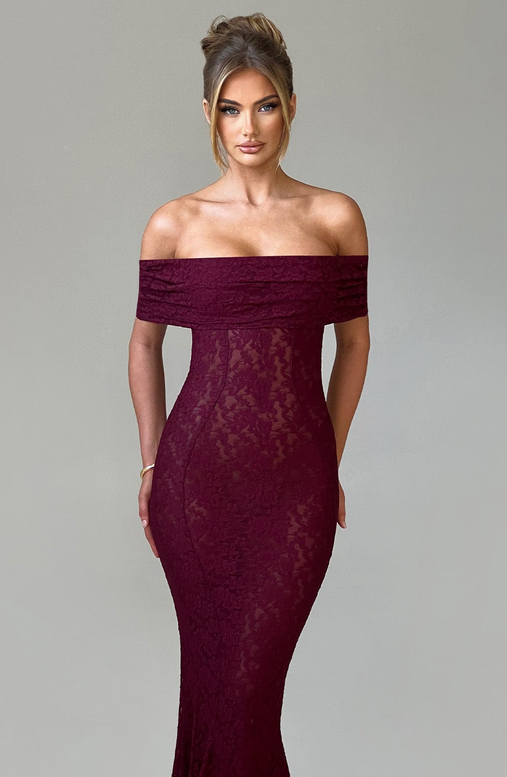 Melissa Maxi Dress - Burgundy