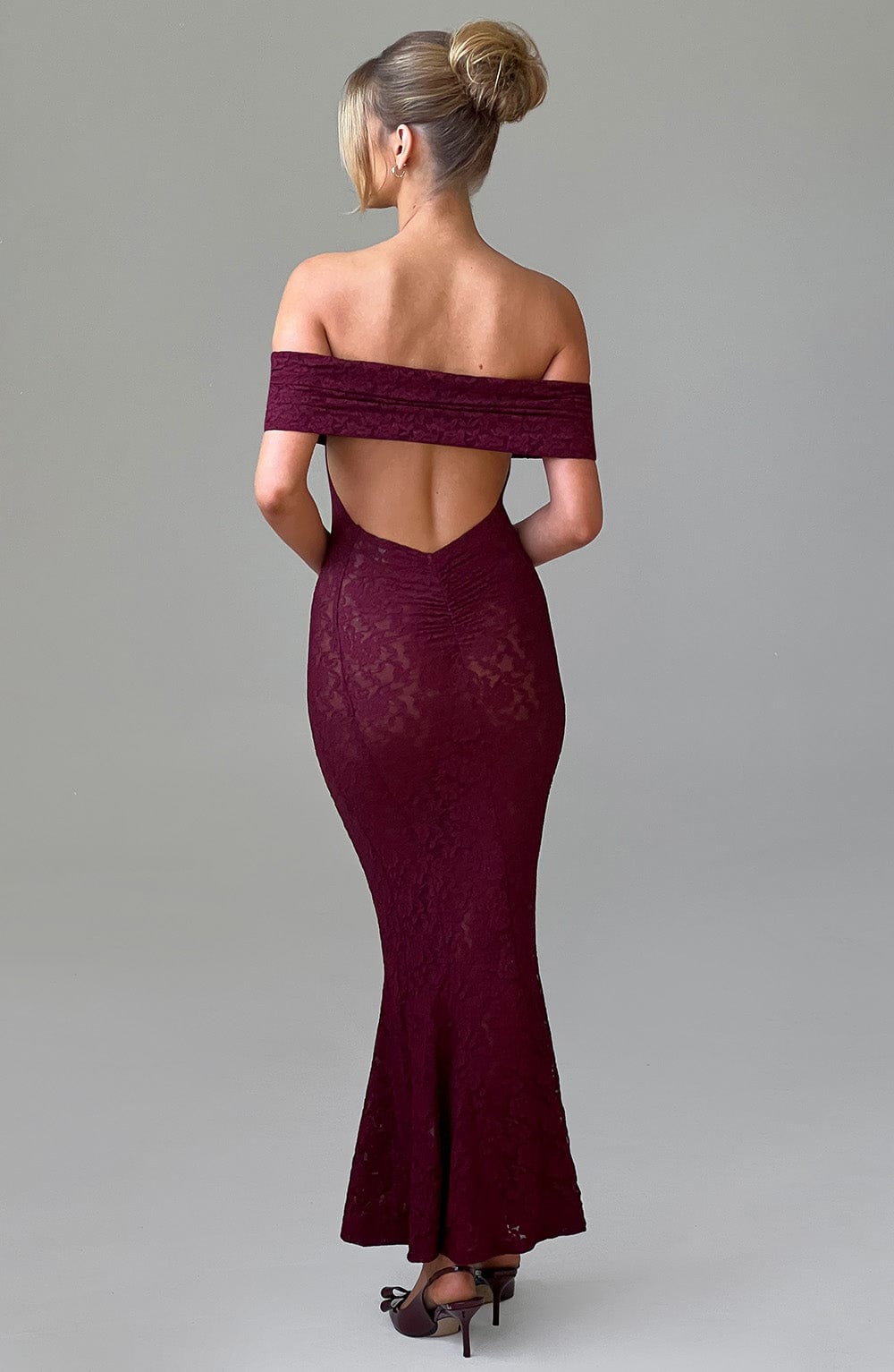 Melissa Maxi Dress - Burgundy