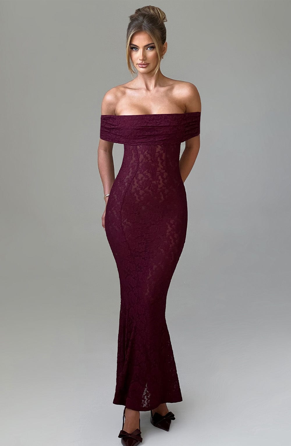 Melissa Maxi Dress - Burgundy