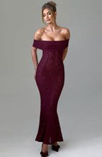 Melissa Maxi Dress - Burgundy
