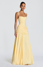 Elissa Maxi Dress - Lemon