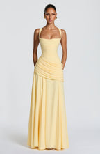 Elissa Maxi Dress - Lemon