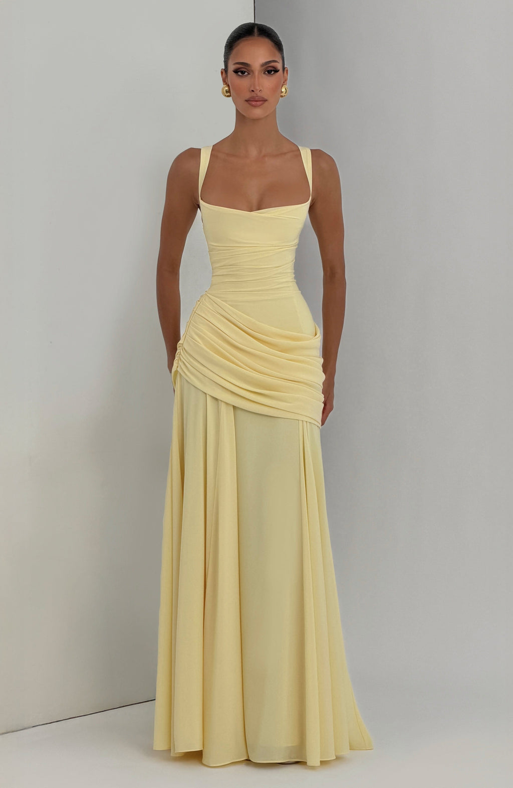 Elissa Maxi Dress - Lemon