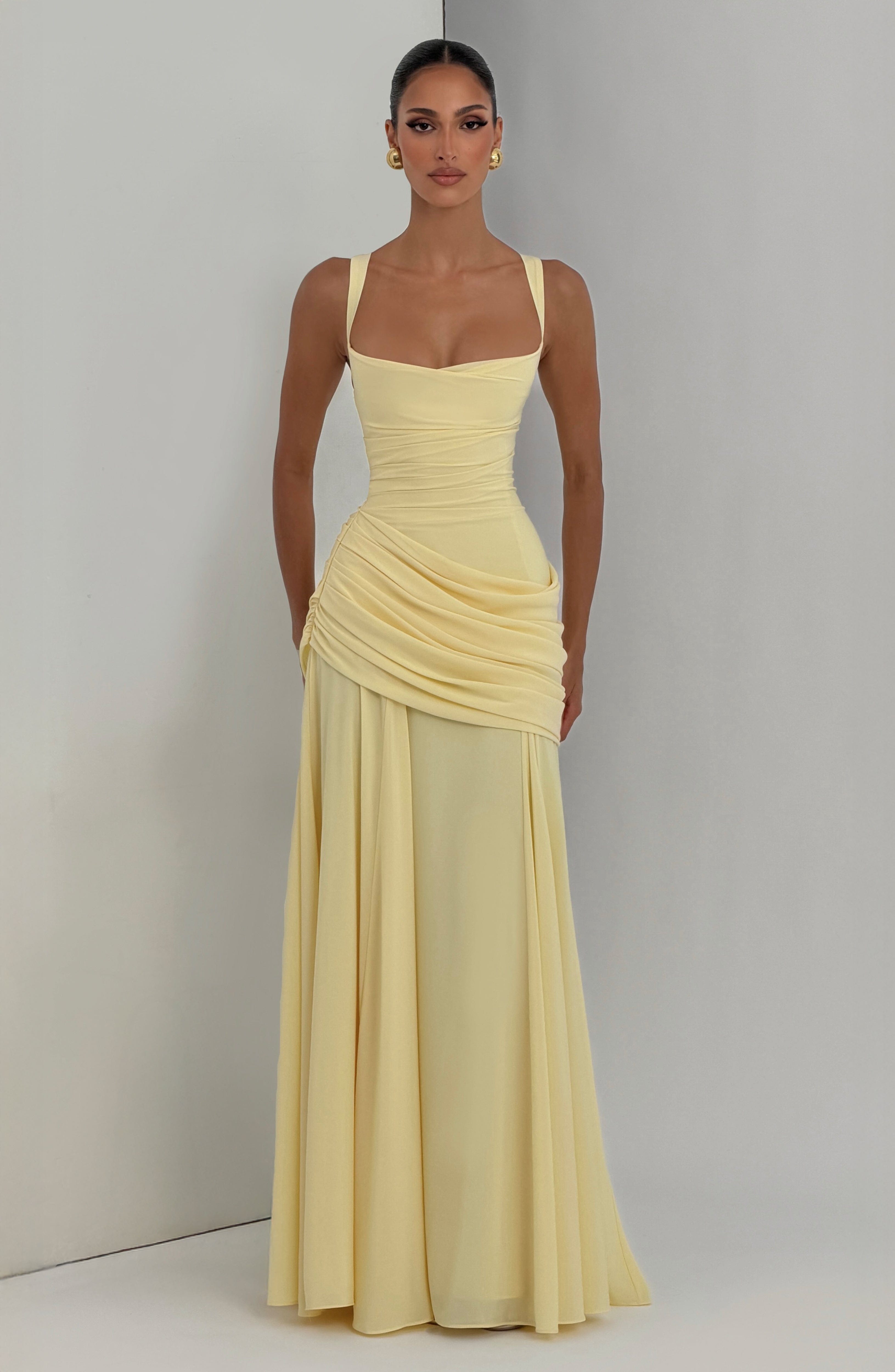 Elissa Maxi Dress - Lemon