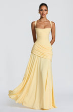 Elissa Maxi Dress - Lemon