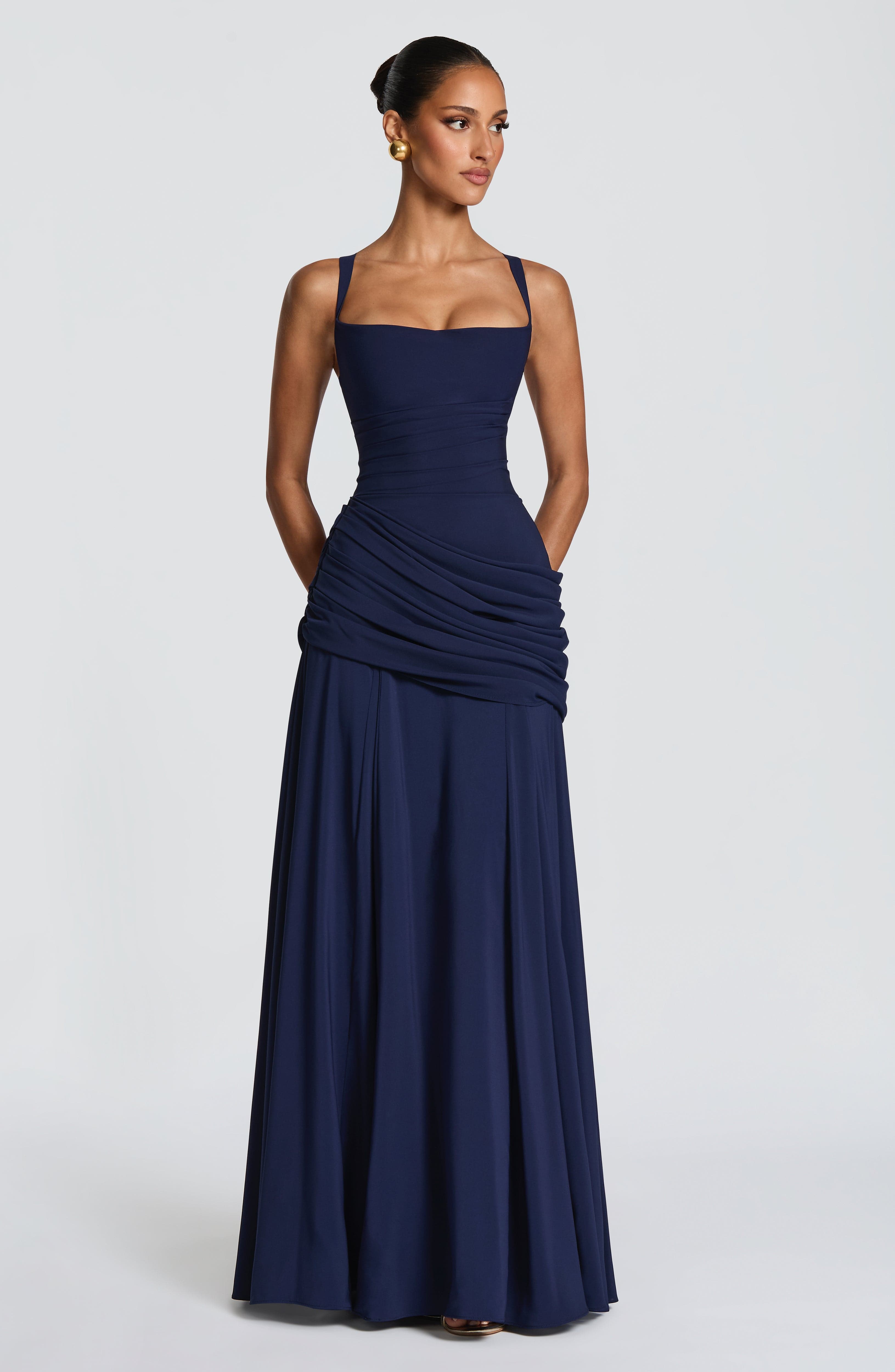 Elissa Maxi Dress - Navy