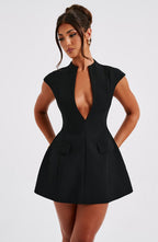 Isla Mini Dress - Black