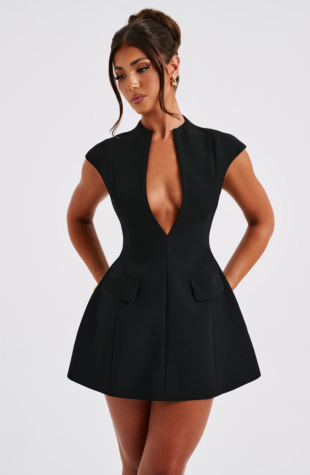 Isla Mini Dress - Black