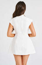 Isla Mini Dress - Ivory