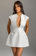 Isla Mini Dress - Ivory