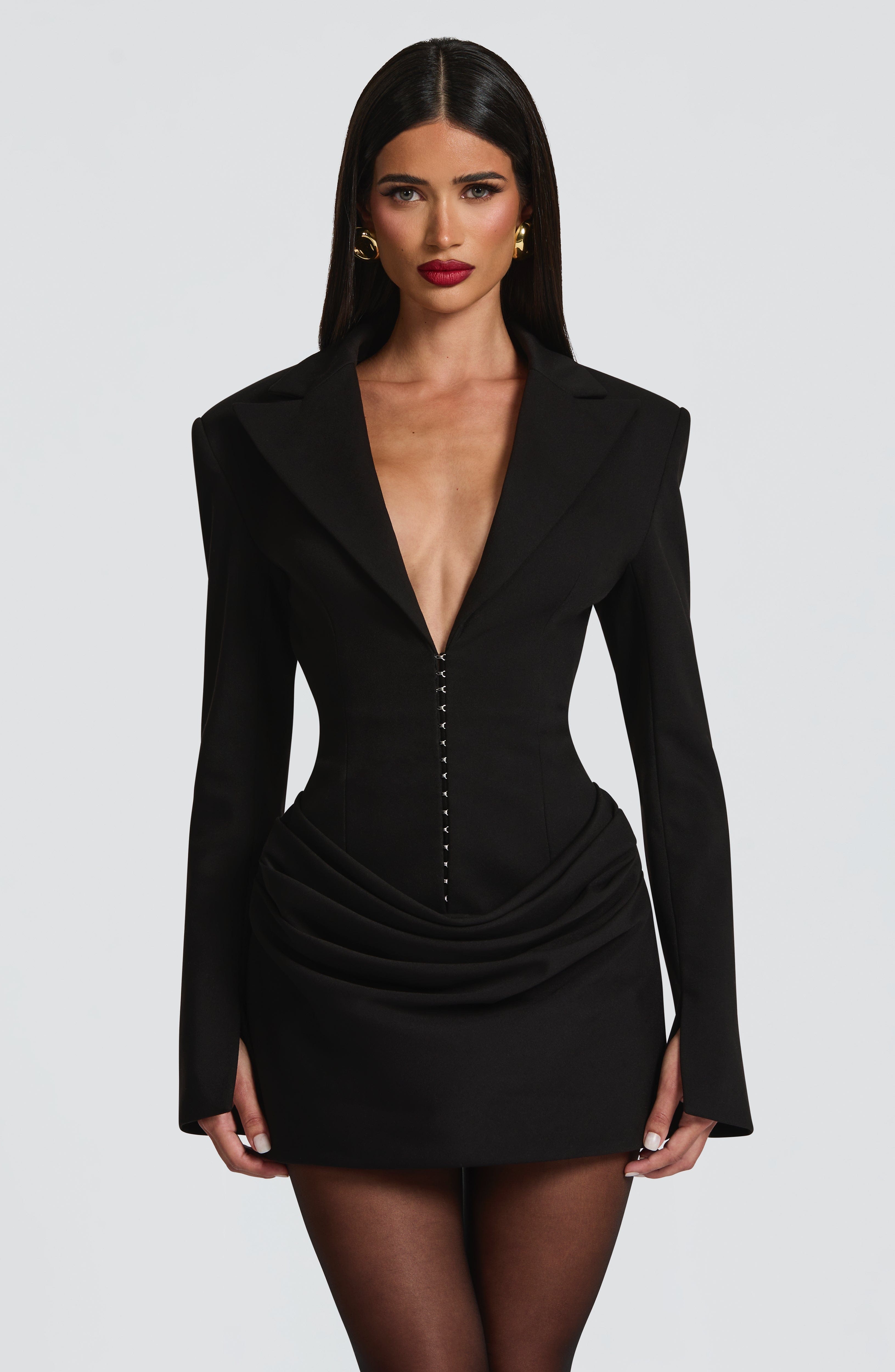 Freya Mini Dress - Black