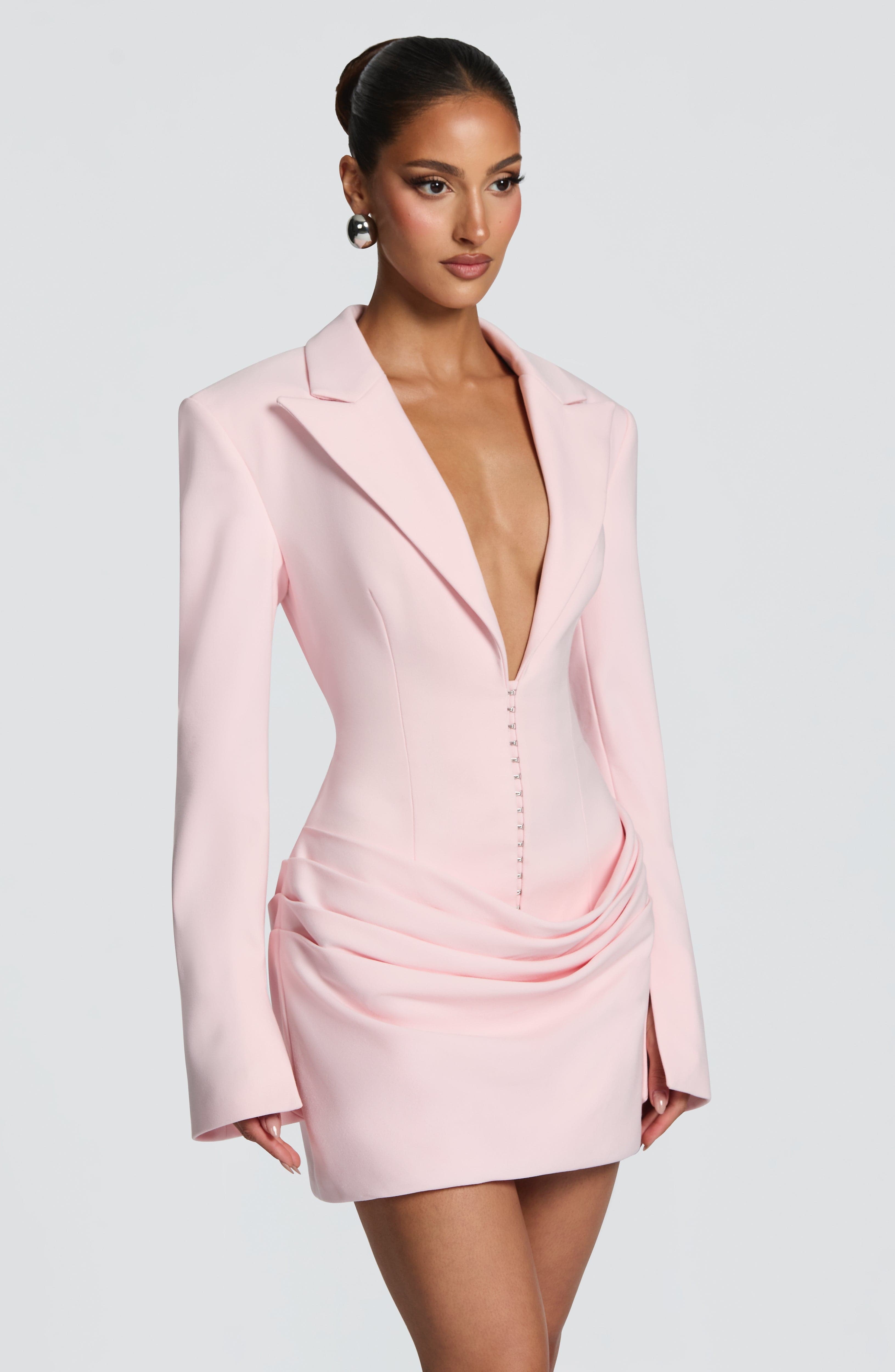 Freya Mini Dress - Blush